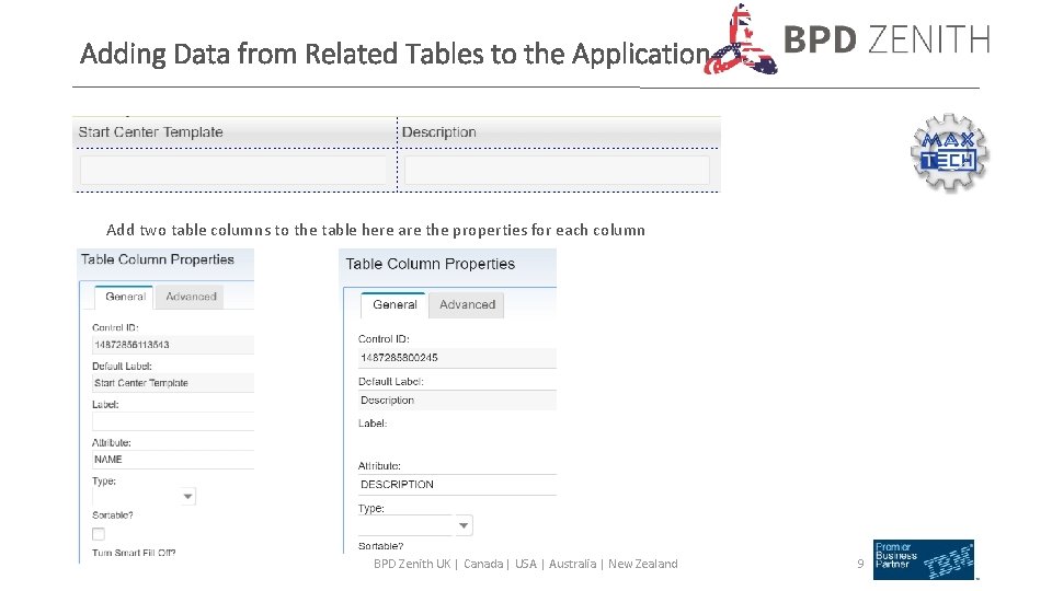 Max TECH Technical Training Build a Custom Application