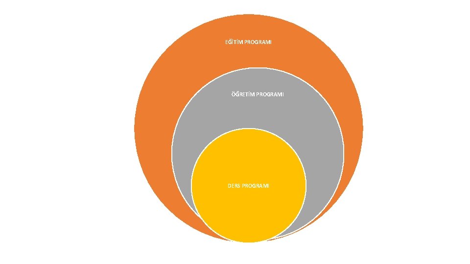 EĞİTİM PROGRAMI ÖĞRETİM PROGRAMI DERS PROGRAMI 