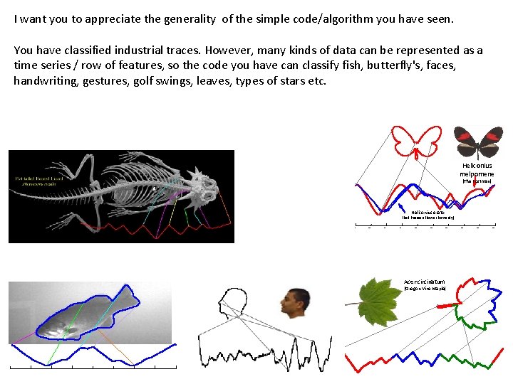 I want you to appreciate the generality of the simple code/algorithm you have seen.