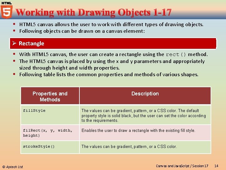  HTML 5 canvas allows the user to work with different types of drawing