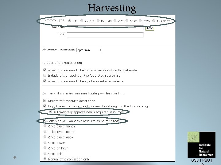 Harvesting OSU | PSU | 