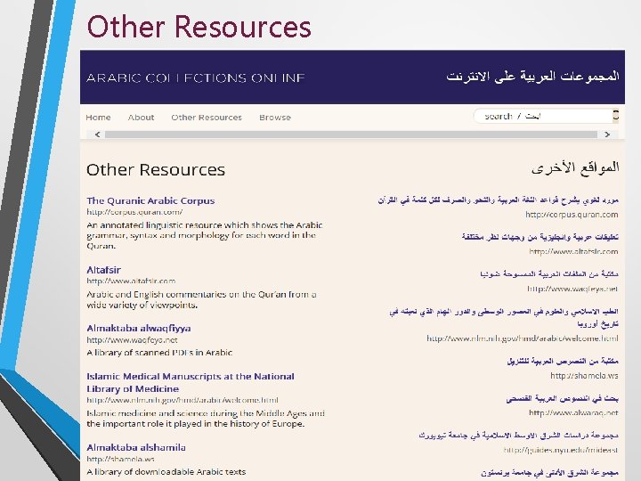Other Resources 