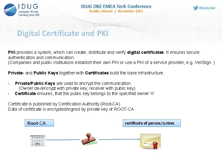 Digital Certificate and PKI provides a system, which can create, distribute and verify digital