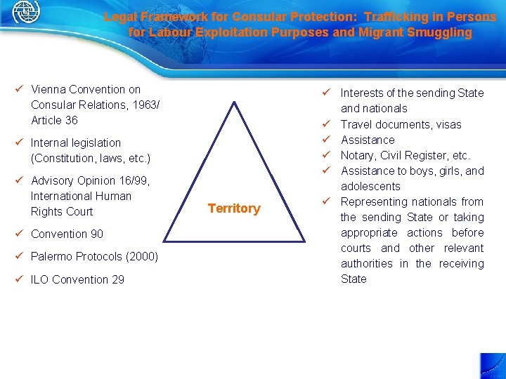Legal Framework for Consular Protection: Trafficking in Persons for Labour Exploitation Purposes and Migrant