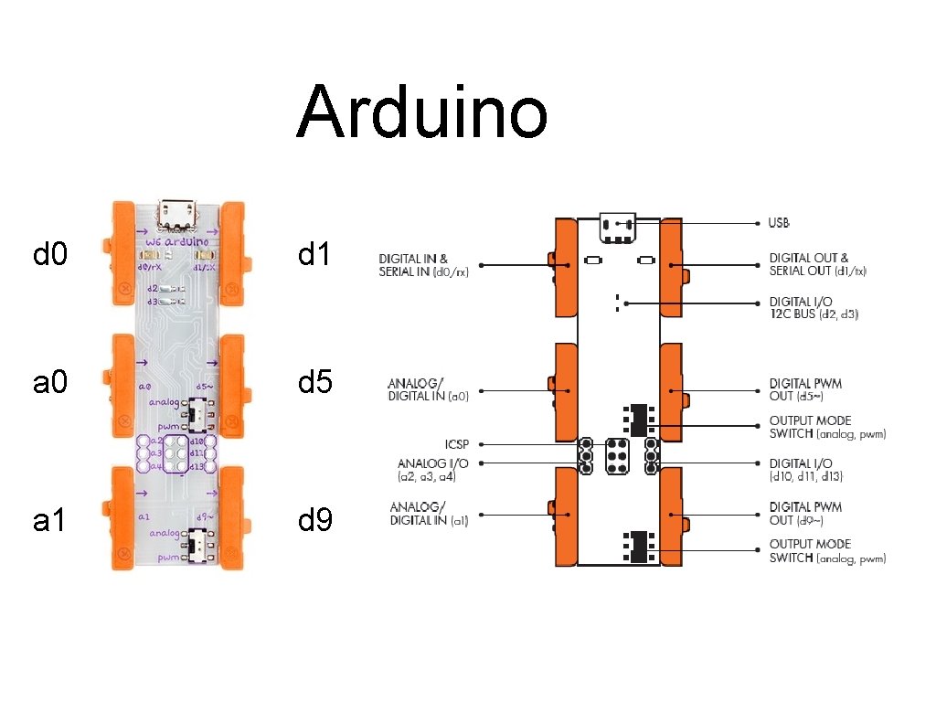 Arduino d 0 d 1 a 0 d 5 a 1 d 9 