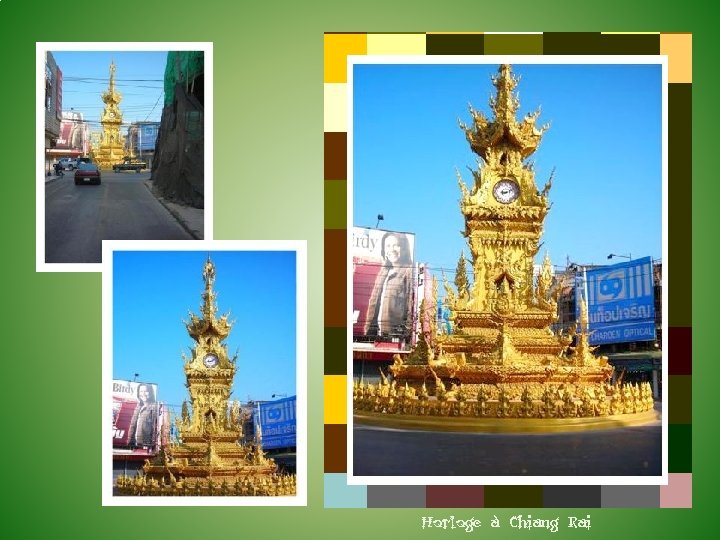 Horloge à Chiang Rai 