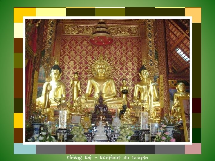Chiang Rai – Intérieur du temple 