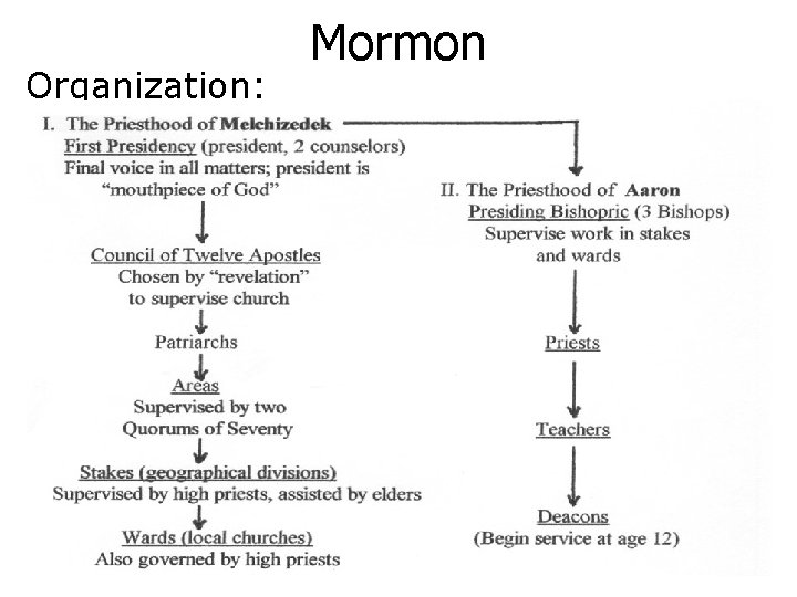 Organization: Mormon 