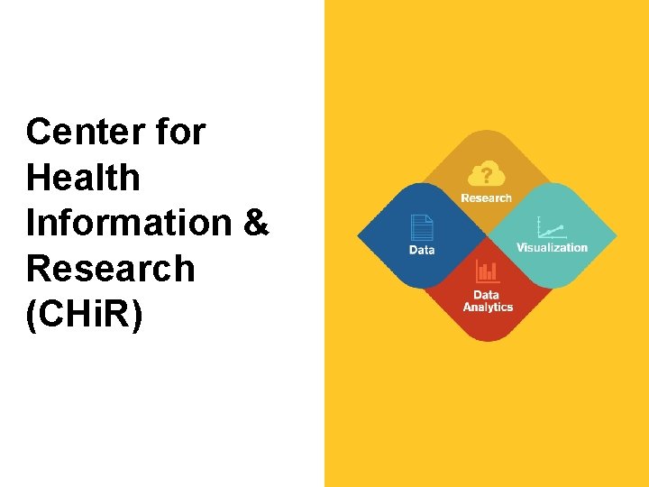 Center for Health Information & Research (CHi. R) Center for Health Information & Research (CHi. R)