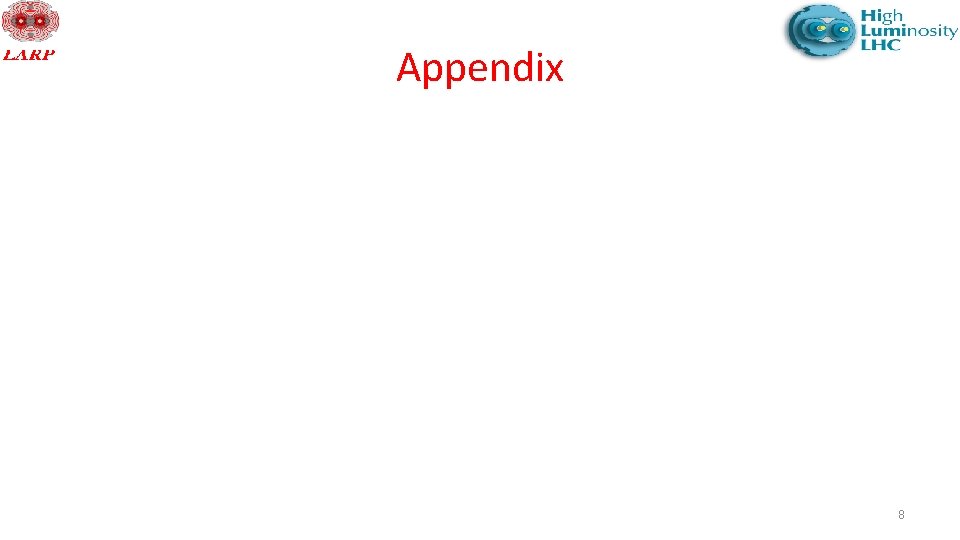 Appendix 8 