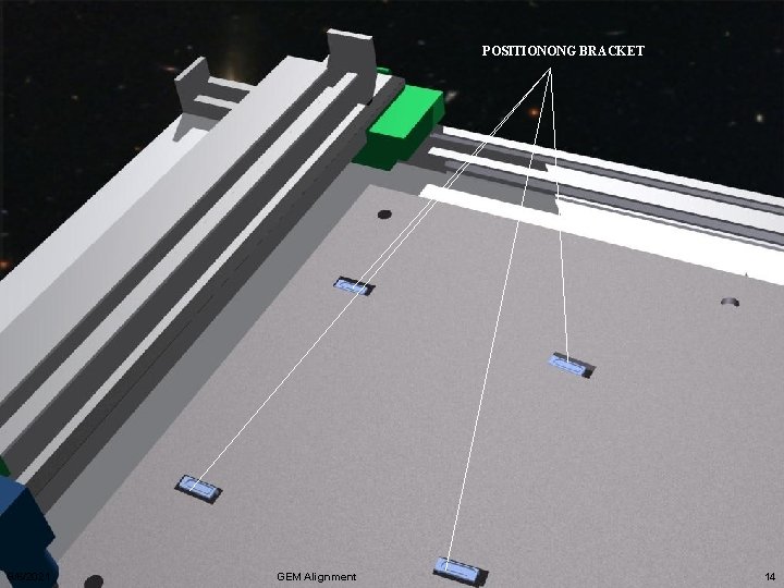 POSITIONONG BRACKET 9/6/2021 GEM Alignment 14 