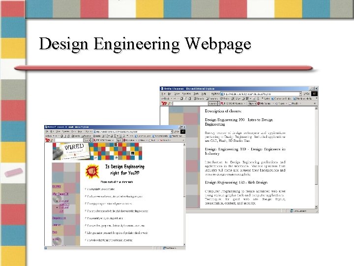 Design Engineering Webpage 