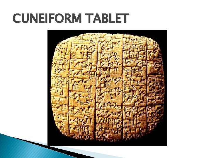 CUNEIFORM TABLET 