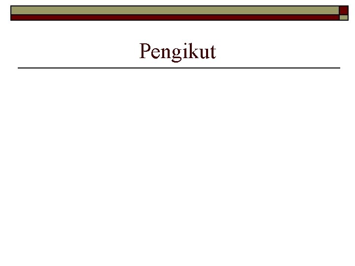 Pengikut 