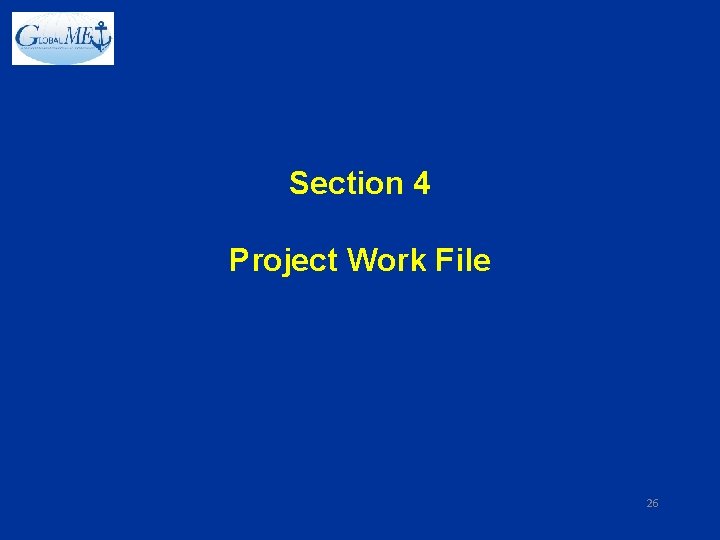Section 4 Project Work File 26 