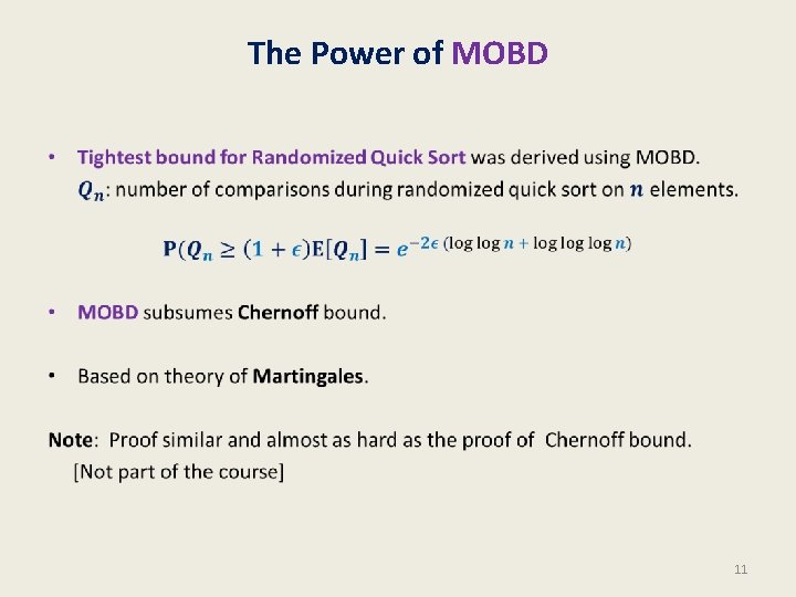 The Power of MOBD • 11 