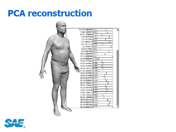 PCA reconstruction 
