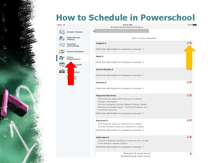 How to Schedule in Powerschool 