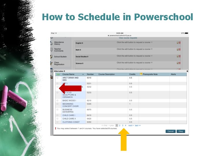 How to Schedule in Powerschool 