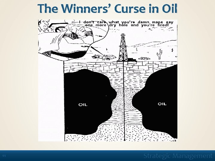 The Winners’ Curse in Oil 11 Strategic Management 