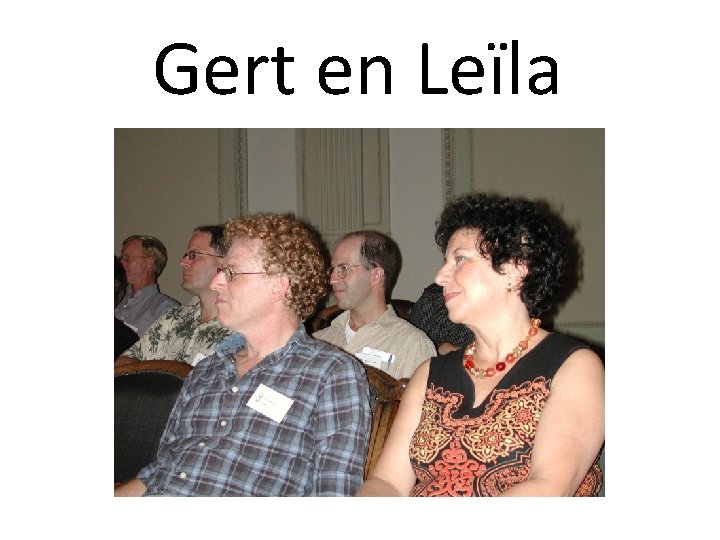 Gert en Leïla 