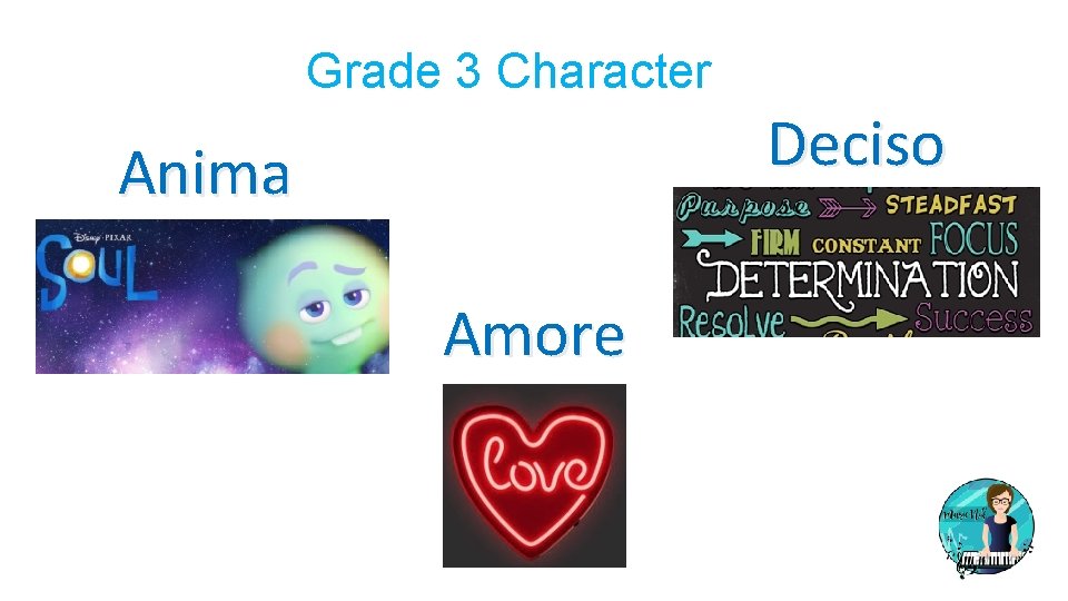 Grade 3 Character Deciso Anima Amore 