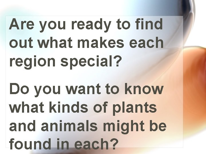 Are you ready to find out what makes each region special? Do you want