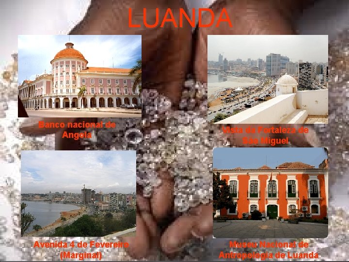 LUANDA Banco nacional de Angola Avenida 4 de Fevereiro (Marginal) Vista da Fortaleza de