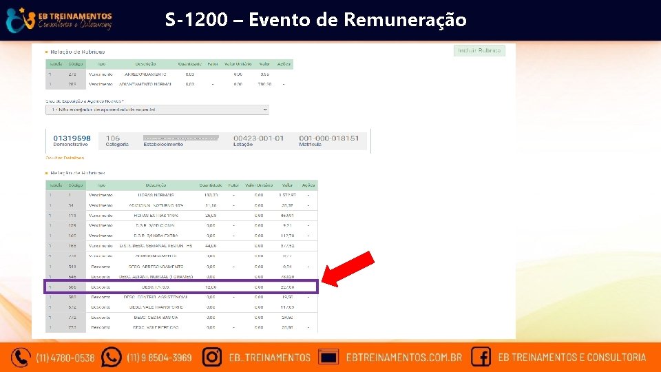 S-1200 – Evento de Remuneração 