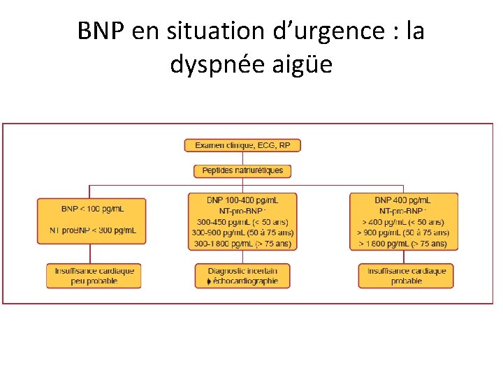 BNP en situation d’urgence : la dyspnée aigüe 