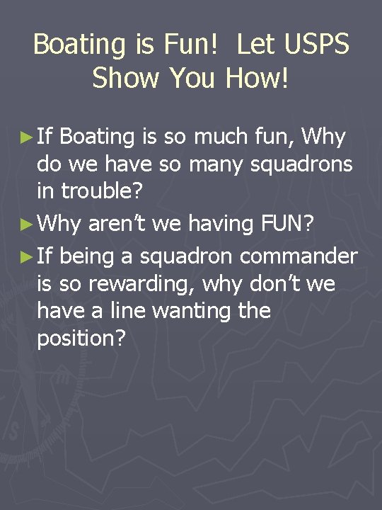 Boating is Fun! Let USPS Show You How! ► If Boating is so much Boating is Fun! Let USPS Show You How! ► If Boating is so much