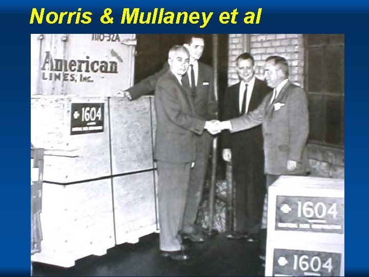 Norris & Mullaney et al Cray Norris & Mullaney et al Cray