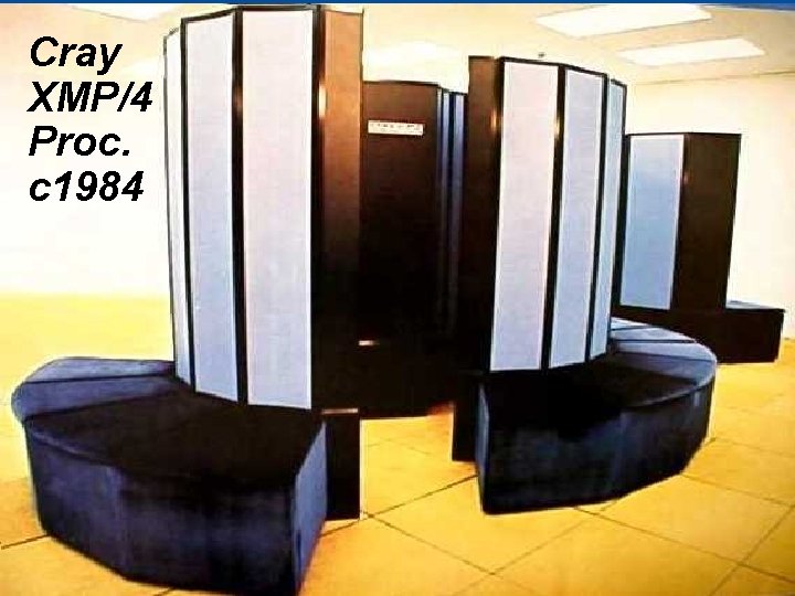Cray XMP/4 Proc. c 1984 Cray Cray XMP/4 Proc. c 1984 Cray