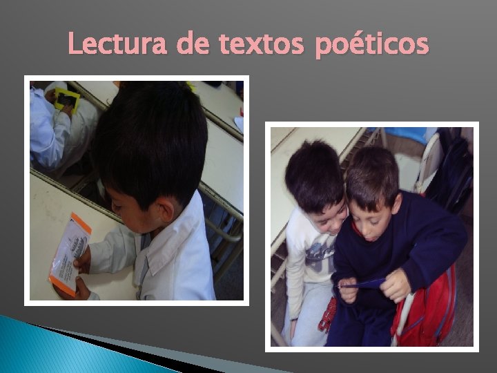 Lectura de textos poéticos 