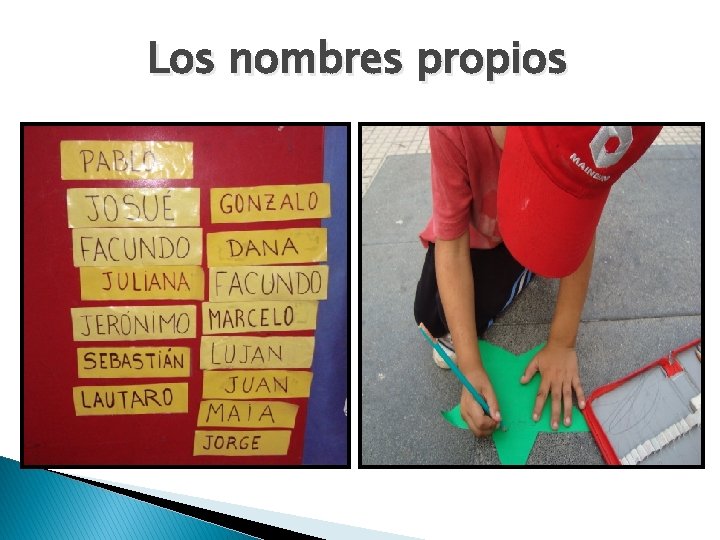 Los nombres propios 