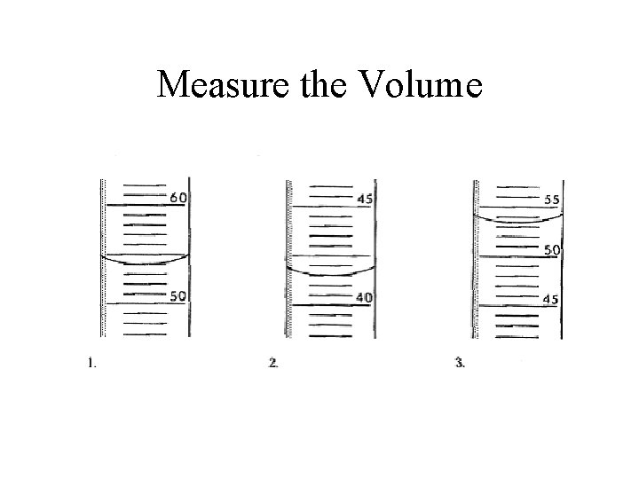 Measure the Volume 