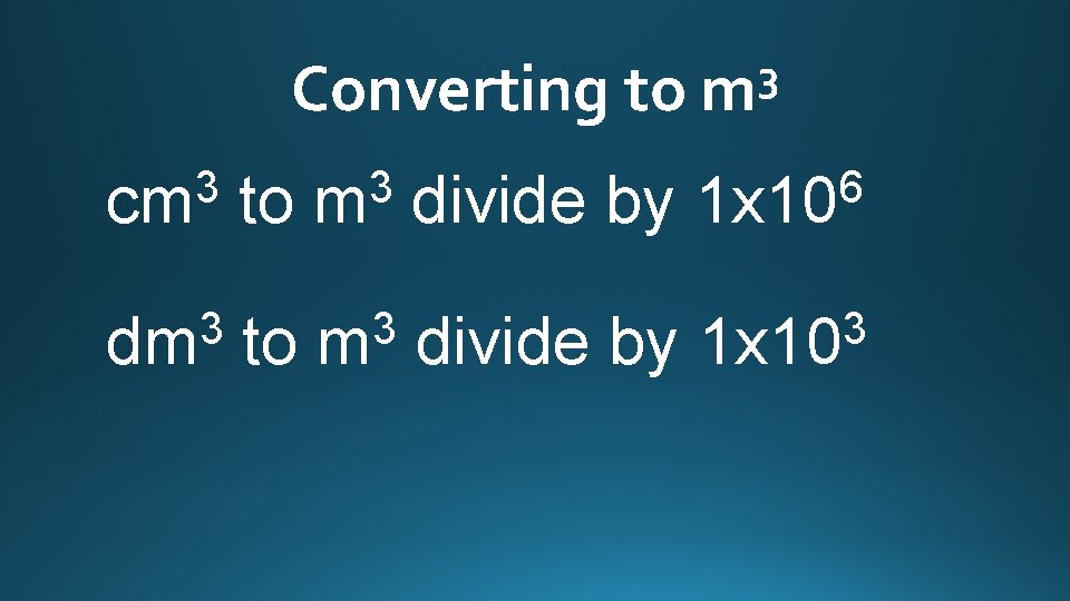 Converting to 3 cm 3 dm to 3 m 3 m divide by 6
