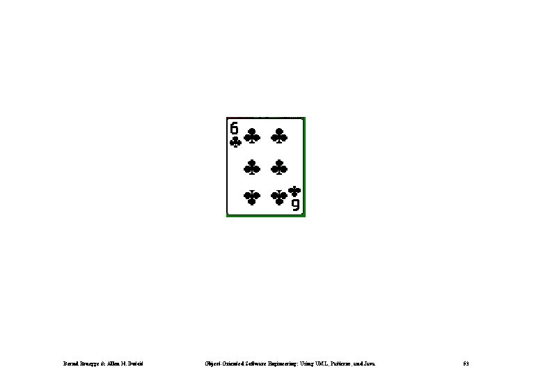 Bernd Bruegge & Allen H. Dutoit Object-Oriented Software Engineering: Using UML, Patterns, and Java