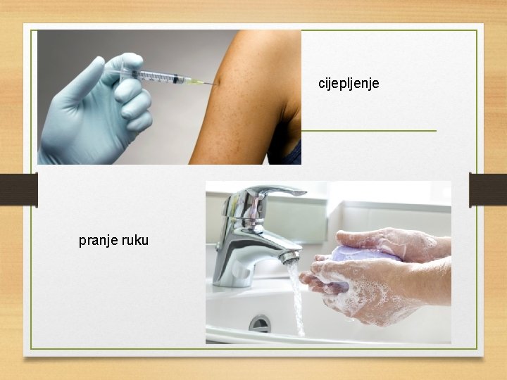 cijepljenje pranje ruku 