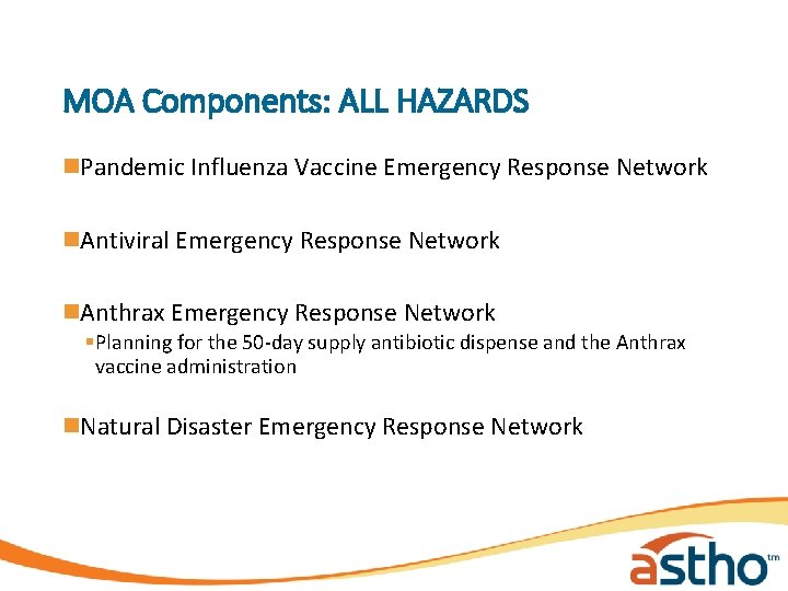 Implementing a Public Health Community Pharmacy Preparedness Memorandum