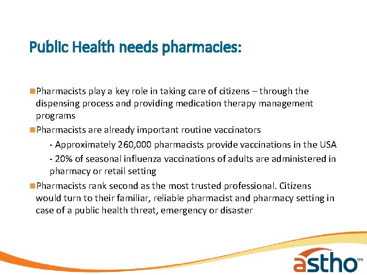 Implementing a Public Health Community Pharmacy Preparedness Memorandum