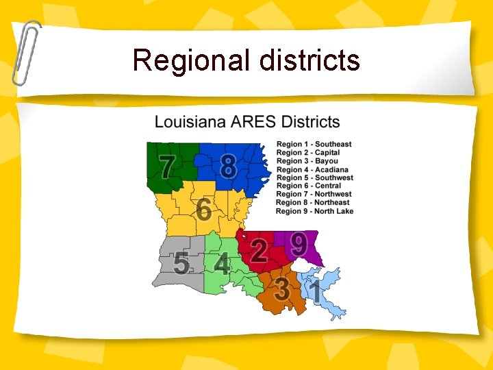 Regional districts 