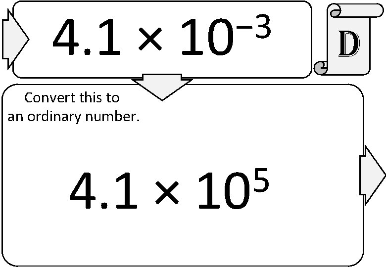 4. 1 × − 3 10 Convert this to an ordinary number. 4. 1