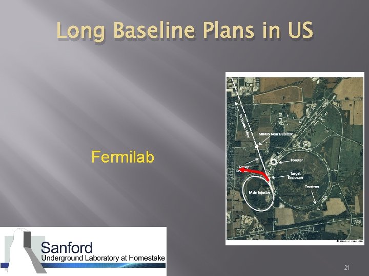 Long Baseline Plans in US Fermilab 21 