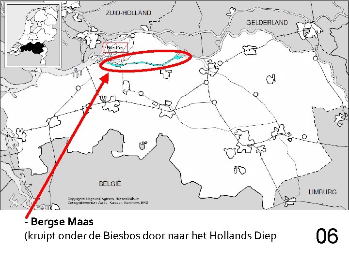 Biesbos - Bergse Maas (kruipt onder de Biesbos door naar het Hollands Diep 06
