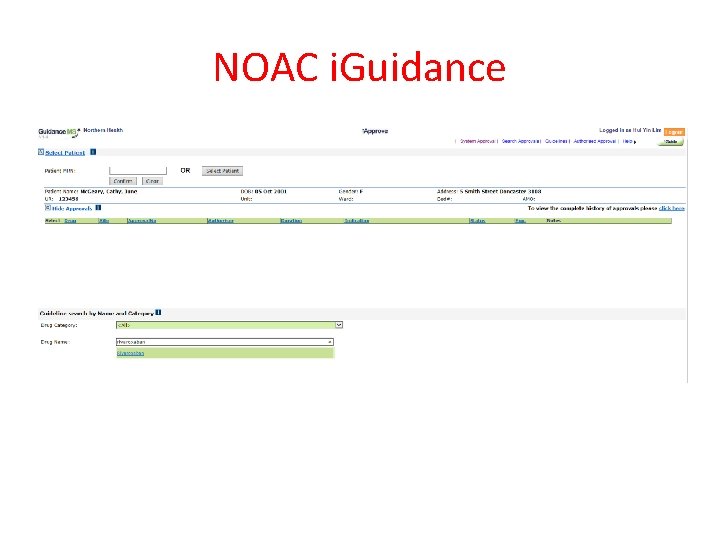 NOAC i. Guidance 