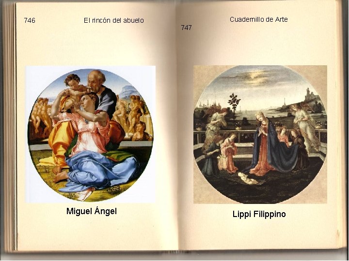 746 El rincón del abuelo Miguel Ángel Cuadernillo de Arte 747 Lippi Filippino 