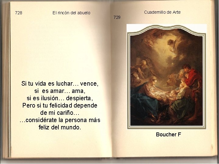 728 El rincón del abuelo Cuadernillo de Arte 729 Si tu vida es luchar…