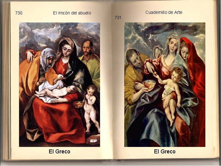 730 El rincón del abuelo El Greco Cuadernillo de Arte 731 El Greco 