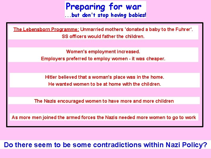 Preparing for war . . . but don't stop having babies! The Lebensborn Programme: